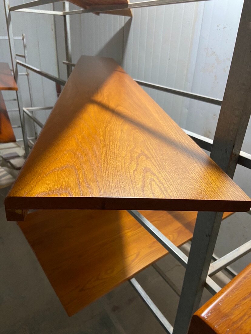 American red oak solid wood furniture panels Bench panel partitionswood partition logs partition wood square wood stair stepping board