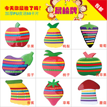 Kindergarten morning check bag Apple morning check card set Puskin card bag health card attendance card send 50 pieces