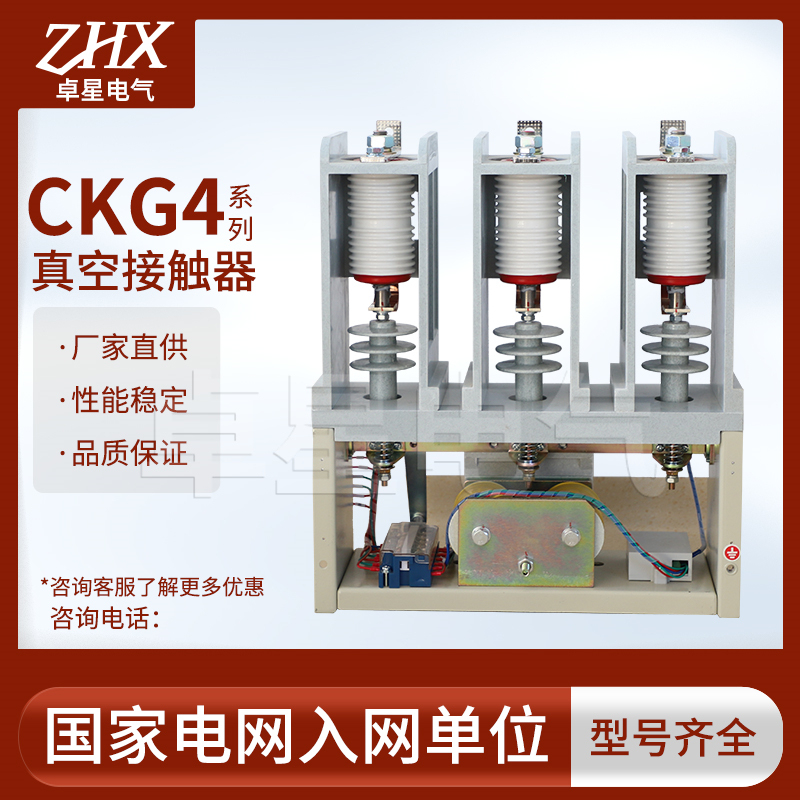Ball Mill High-Voltage Switchgear Vacuum Ac Contactor Ckg4-630A 400 250 160 10 12Kv