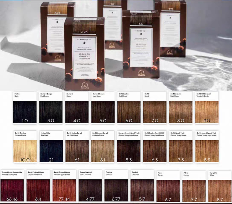 Greek Pure Natural Product Korres Set of Nut Oils Greek Pure Natural Product Korres Set of Nut Oils