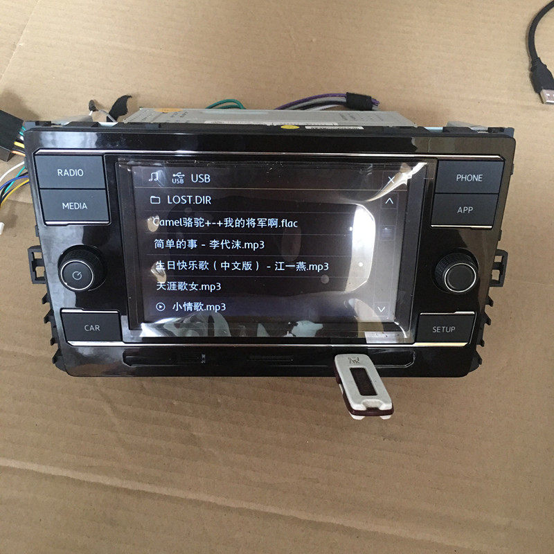 Volkswagen POLO Lavida TiguanL Touran LPassat Tuyue original car screen Tianbao MIB280 multimedia interconnection screen