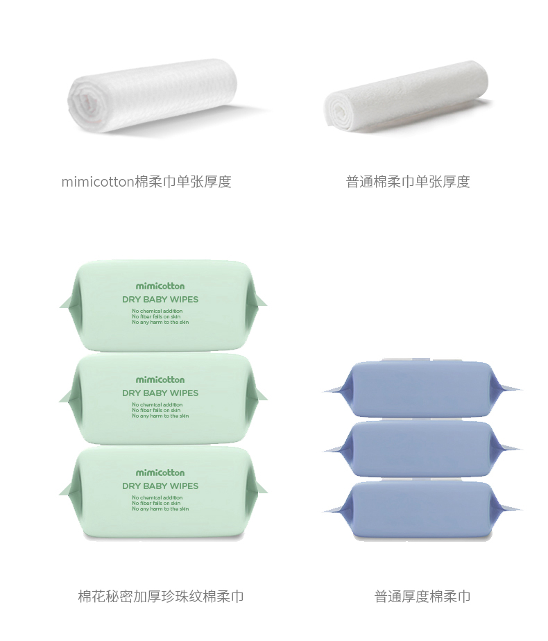 Khăn bông bí mật cho bé Khăn tay rắm đặc biệt cho bé ướt và khăn khô sơ sinh Khăn không ướt 100 bơm 6 - Khăn ướt giấy ướt