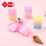 Hello kitty, Hello Kitty, ластик, милые канцтовары для школьников и студентов, градиент