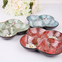 (Yuquan) Korean melon fruit plate ceramic fruit plate snacks snack cake plate creative melon seed nut plate