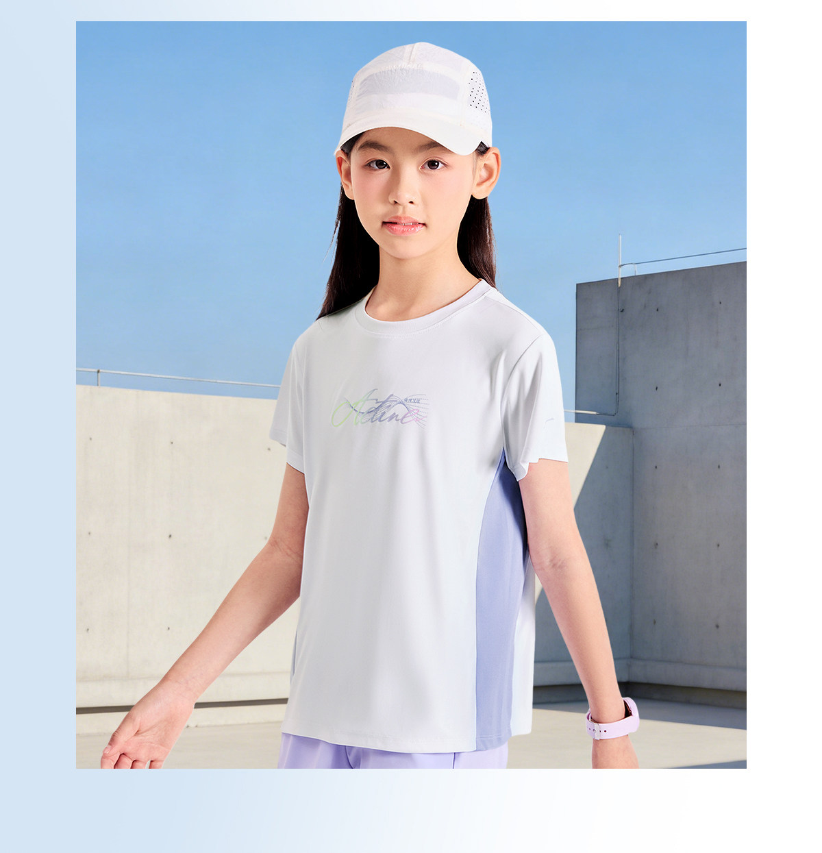鸿星尔克童装儿童短袖T恤男童运动速干衣夏季新款青少年女童上衣 — 36
