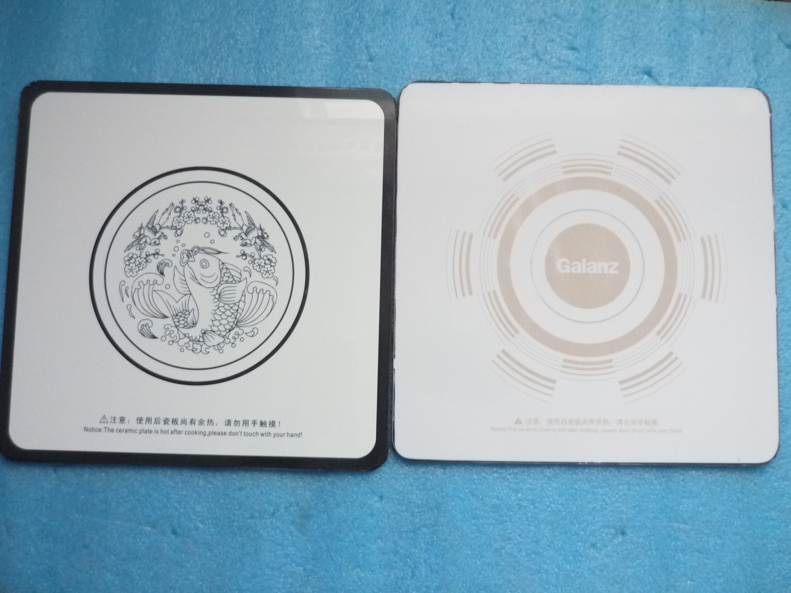 Original Factory Gransee Microwave Oven Accessories Flat-bottomed Ceramic Plate Crystal-plate 26X26CM No Turntable Microwave plate