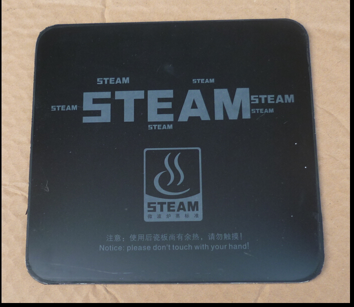 Original Midea microwave oven accessories no turntable bottom plate microcrystalline plate 296X296 flat-bottomed ceramic plate