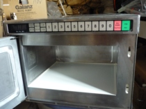 Panasonic commercial microwave oven NE-1756 1753 microcrystalline plate ceramic flat bottom white porcelain plate