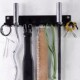 Olympic Bar Storage Rack Barbell Bar Placement Rack Wall Storage Bar Squat Rack Gym Tool Accessories Multi-Tooth Hanging Rack