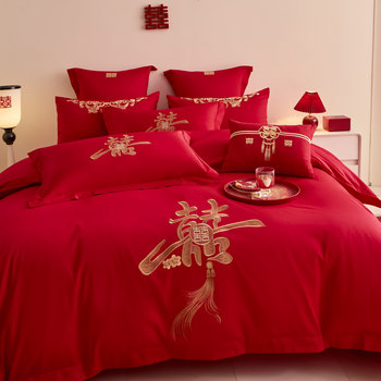 Xiaohongshu recommends popular wedding four-piece set