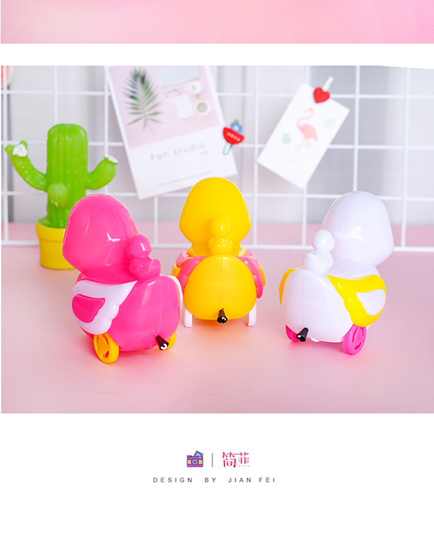 Dễ thương flash kéo đồng hồ đồ chơi giáo dục vịt trẻ em mẫu giáo học sinh giải thưởng giáo dục sớm đồ chơi đào tạo - Đồ chơi điều khiển từ xa do choi cho be