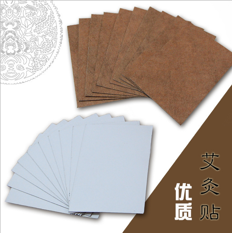 Nanyang Manufacturer Direct Marketing Ai Leaf Patch Aweed Moxibustion Healthcare Stick Cloth Warm Moxibustion Sticking Pain Patch Three Volt Stickable Placard