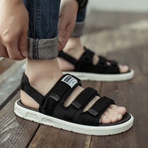 2021 summer sandals trendy mens trend Korean version of mens personality Sandals sandals new slippers wearing mens ins