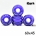 Sharkwheel Bánh xe cá mập hình sin ván trượt bánh xe nhập khẩu longboard ván nhảy tấm cá đôi lắc lư bánh xe đường phố - Trượt băng / Trượt / Thể thao mạo hiểm nón bảo hiểm thể thao Trượt băng / Trượt / Thể thao mạo hiểm
