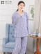 Xuelan Fruit's New Style Side-Tie Patient Gown, Pure Cotton Unisex Patient Clothing, Nursing Patient Clothing Set, Hospital Gown