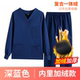 Fleece-Lined Scrub Suit for Women, Long-Sleeved, Thickened, Warm, for Dental, Oral, Pet Hospital, Scrub Uniform, Surgical Workwear, Winter