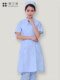 Xuelangguo Nurse Uniform Short-Sleeved Summer Wear Pink White Blue Long-Sleeved Winter Wear Stand-Up Collar Lab Coat Pharmacy Work Uniform