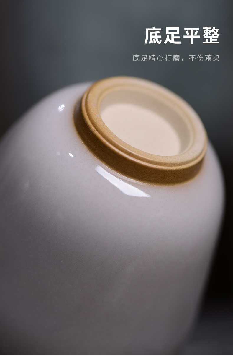 Cloud operation manual imitation song dynasty style typeface jingdezhen up master cup exposure cup single CPU kung fu tea tea cup your up CPU