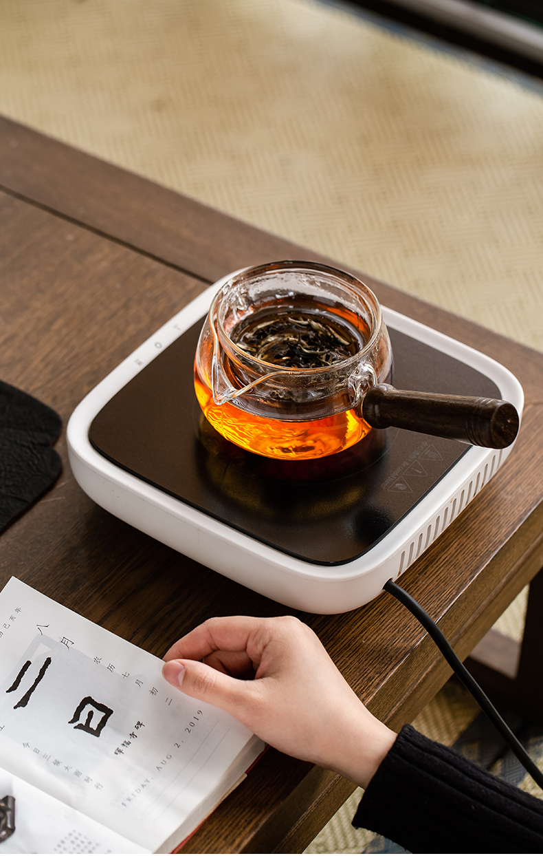 The Japanese side of heat - resistant glass teapot single pot of rotating filter tank electric TaoLu cook kung fu teapot The teapot