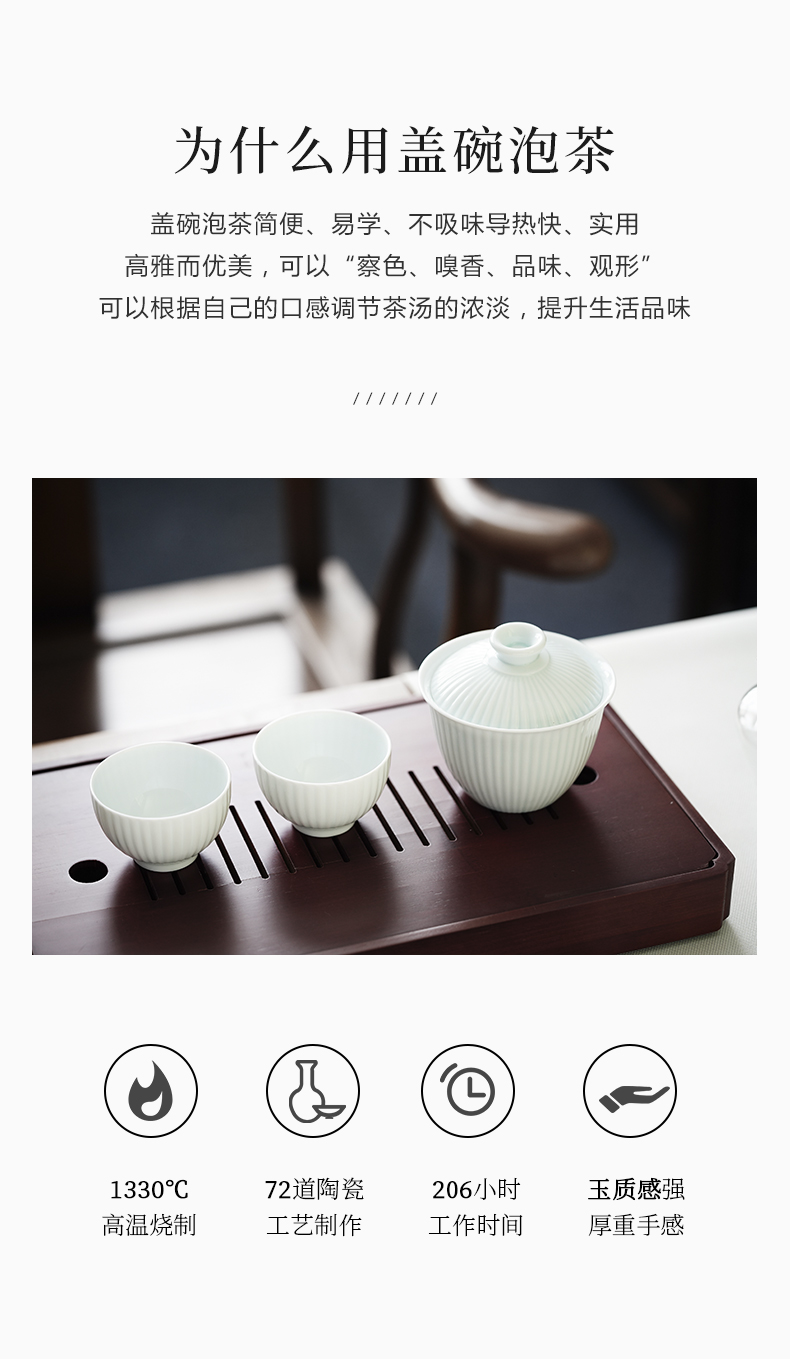Cloud high temperature pure manual operation of jingdezhen ceramic film blue glaze pigment grain large tea bowl tureen tea cups