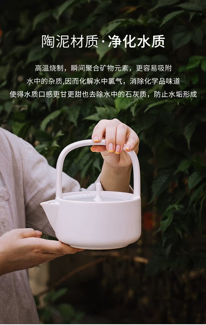 Cloud (coarse pottery kettle household electrical TaoLu boiled tea ware ceramic kung fu tea teapot single pot teapot