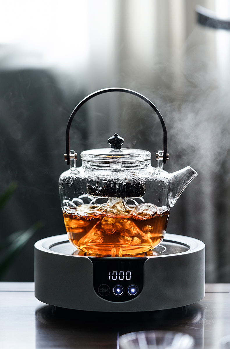 Cloud (Japanese real wood girder household heat resistant glass teapot cooked the teapot tea steamer TaoLu filter the teapot