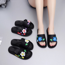 Cute summer womens highs with sandals and slippers home bathroom bath plastic thick bottom non-slip indoor home