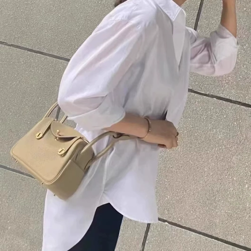 Сумка на одно плечо, сумка через плечо, подушка, из натуральной кожи