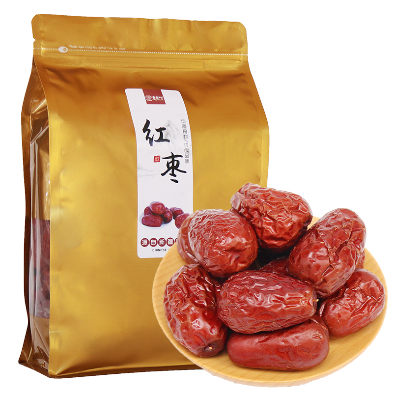 The special special red date of 650 grams of Xinjiang and Tian Jujujuju meat thick nucleus sweet dry goods