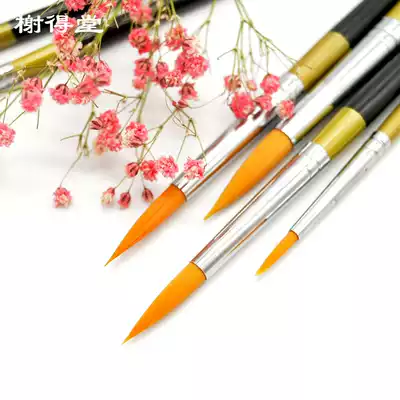 Xiedetang 700 short rod round head nylon hook line pen Hand-painted stroke drawing Acrylic Watercolor Gouache Oil painting