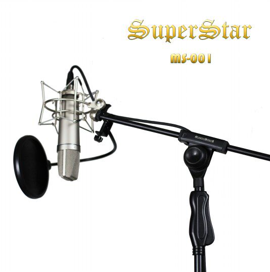 SuperStar fashion advanced burstout microphone holder microphone floor holder microphone stand