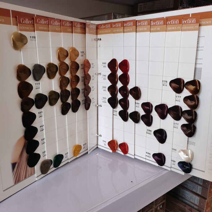 Dazzling aromatic hair dyeing cream hair salon special single dyeing cream full of fragrance and mild to cover white hair