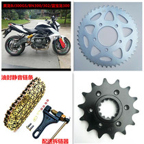 Yellow Dragon BJ300GS BN Blue Baolong 300 Motorcycle oil seal sleeve Tooth Disc Oil Seal Chain chain tray