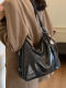 Charlit Keitn Niche Double-Shoulder Underarm Shoulder Bag Light Luxury Genuine Leather Bag for Women 2026 New Crossbody Bag