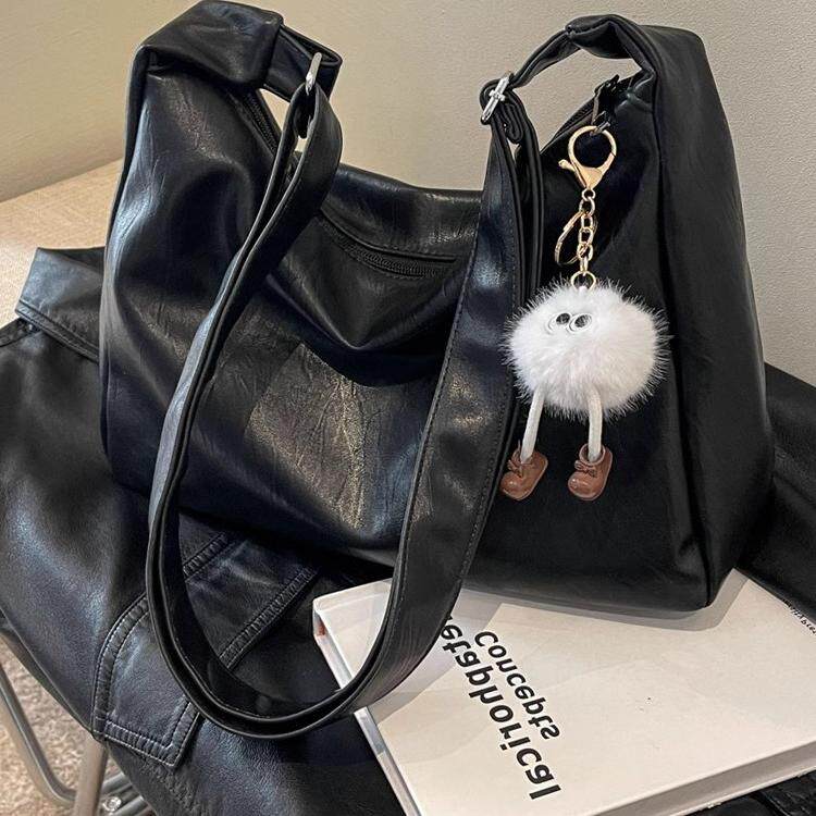 Charics&Kittn Women's Genuine Leather Tote Crossbody Shoulder Bag, New All-Season Versatile Style - Thumbnail 3