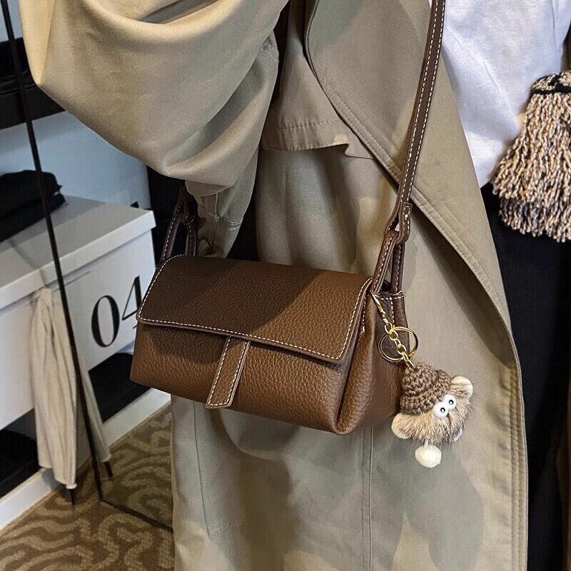Charlit Keitn Genuine Leather Shoulder Crossbody Bag for Women 2026 New Small Bag for Work Commute Versatile Exquisite Pillow Bag Charlit Keitn Genuine Leather Shoulder Crossbody Bag for Women 2026 New Small Bag for Work Commute Versatile Exquisite Pillow Bag