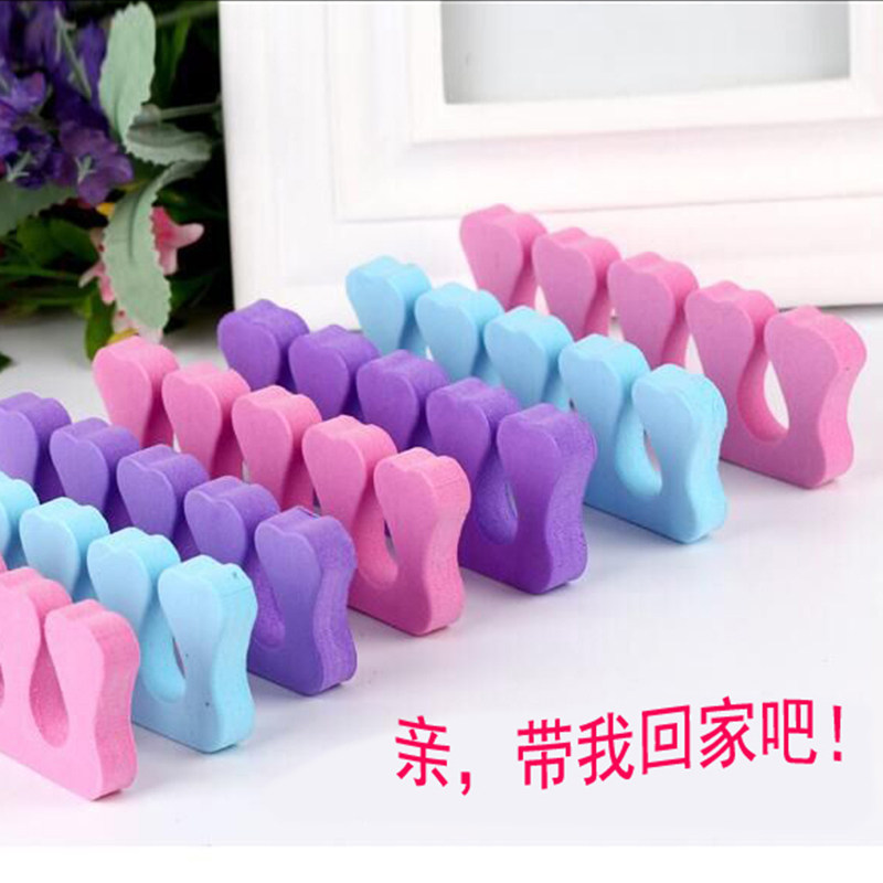 Manicure supplies finger divider manicure finger cotton sponge toe separator toe separator cotton toe separator manicure tool