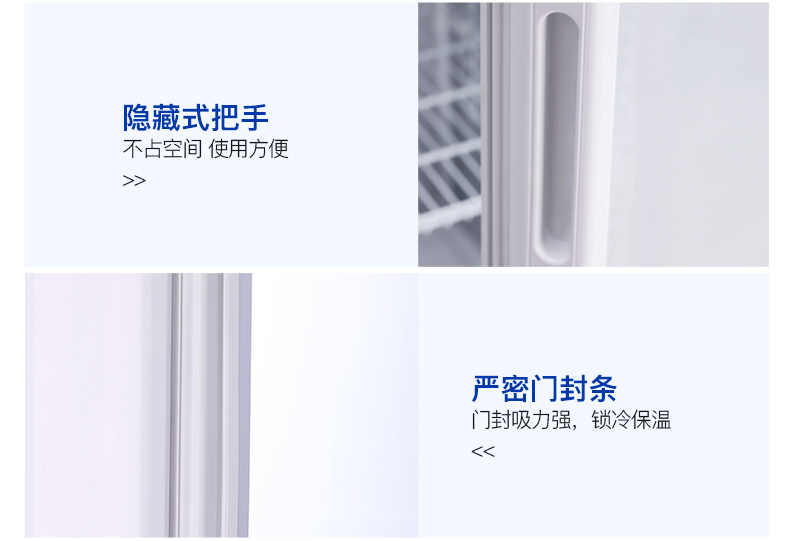 Tủ lạnh Ronshen Rongsheng SC-240LE Tủ đông thương mại tủ lạnh trưng bày tủ lạnh dọc tủ đông 500 lít