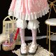 ໂສ້ງຜັກບົ້ງ lolita ຍາວ plush ມີຄວາມອົບອຸ່ນແລະສະດວກສະບາຍ