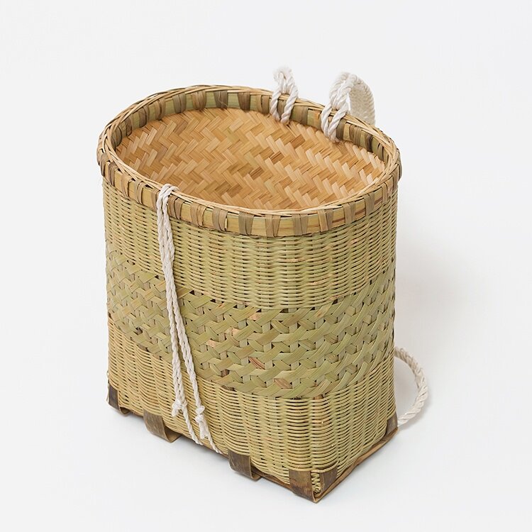 Small Bamboo Basket Bamboo Tea Picking Supplies Blue Small Basket Doll Bamboo Basket Bamboo Basket Fish Aberdeen Basket Tea Picking Basket Props