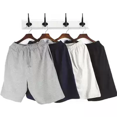 Summer cotton men's pajama pants shorts cotton summer thin home shorts loose big size five casual casual casual shorts