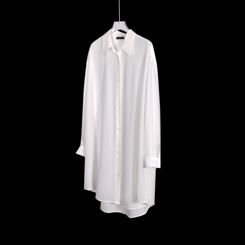 No Sense of Restraint~ 100% Heavy Silk Shirt for Women, Summer Mid-Length Mulberry Silk Slimming Plus-Size Loose Jacket No Sense of Restraint~ 100% Heavy Silk Shirt for Women, Summer Mid-Length Mulberry Silk Slimming Plus-Size Loose Jacket