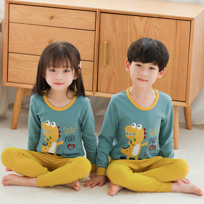 Childrens đồ lót bộ cotton 4 chàng trai mùa thu quần 5 mỏng quần bé pajama 6 cô gái dây quần 7.