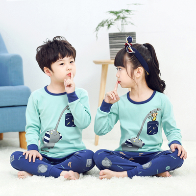 Childrens đồ lót bộ cotton 4 chàng trai mùa thu quần 5 mỏng quần bé pajama 6 cô gái dây quần 7.