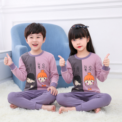 Childrens đồ lót bộ cotton 4 chàng trai mùa thu quần 5 mỏng quần bé pajama 6 cô gái dây quần 7.