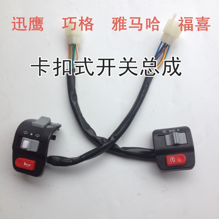 Electric Car Switch Dexter Switch Assembly Scooter Locomotive Electric Car Electric Switch Assembly Living-room Lamp Horn Switch