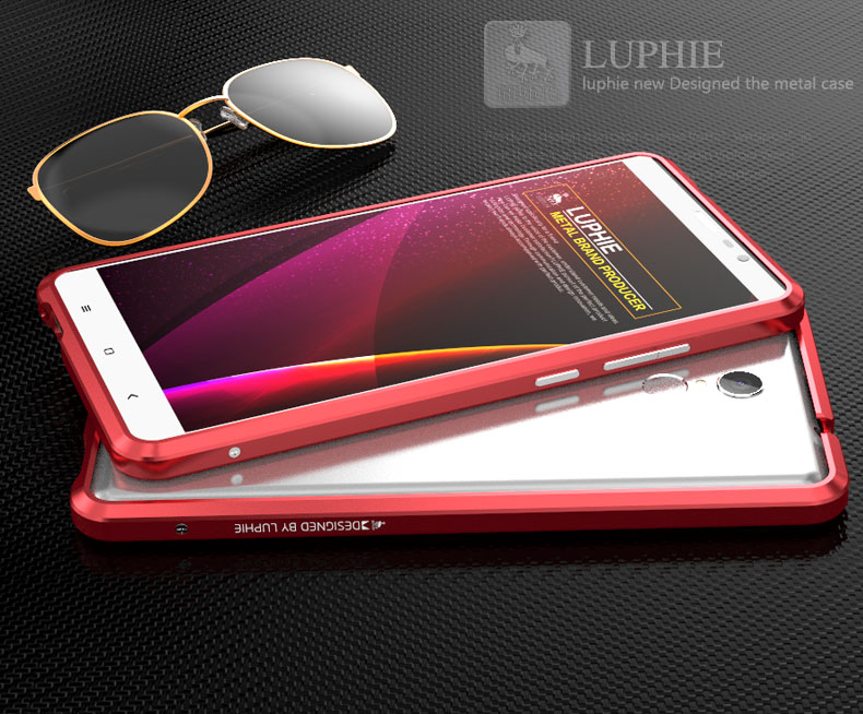 Luphie Blade Sword Slim Light Aluminum Bumper Metal Shell Case for Xiaomi Redmi Note 3
