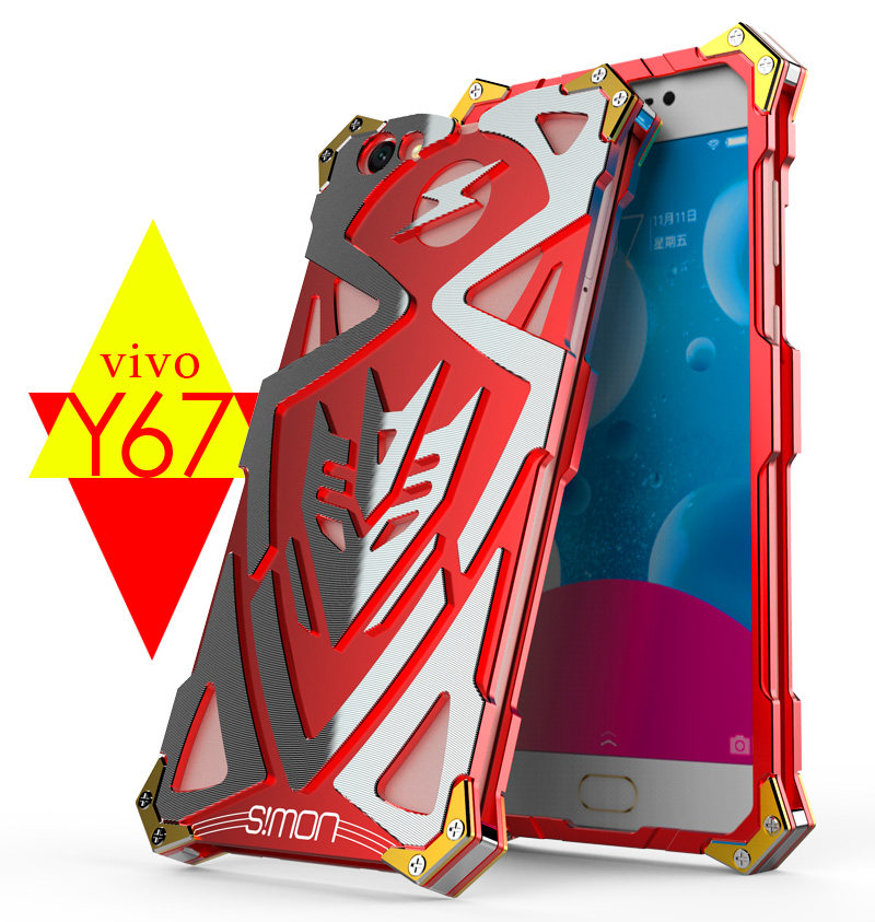 SIMON THOR Ⅱ Aviation Aluminum Alloy Shockproof Armor Metal Case Cover for vivo Y67 & vivo Y66