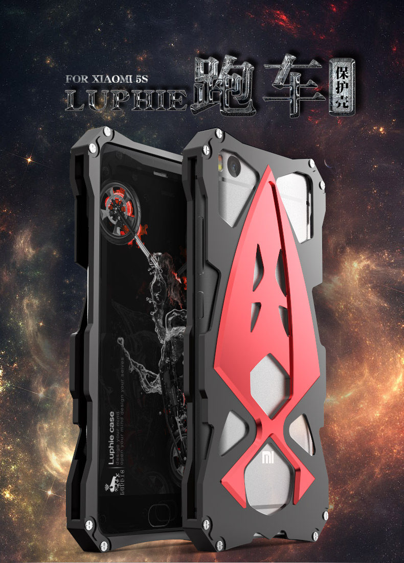 Luphie Roadster Sports Car Luxury Aluminum Metal Case Cover for Xiaomi Mi 5s