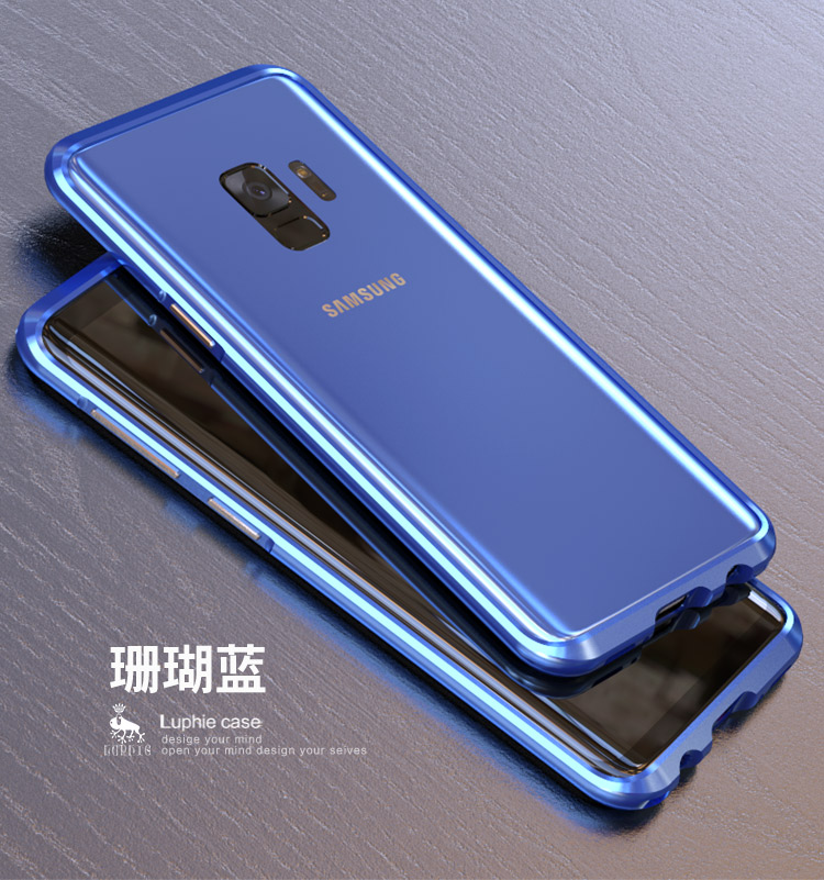 Luphie Blade Sword Slim Light Aluminum Bumper Metal Shell Case for Samsung Galaxy S9 Plus & Samsung Galaxy S9